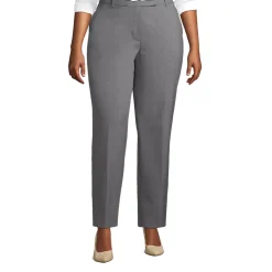 School Uniform Women's Washable Wool Straight Modern Pants
