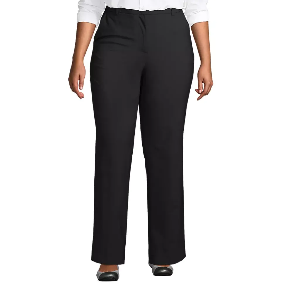 School Uniform Women's Washable Wool Plain Comfort Trousers