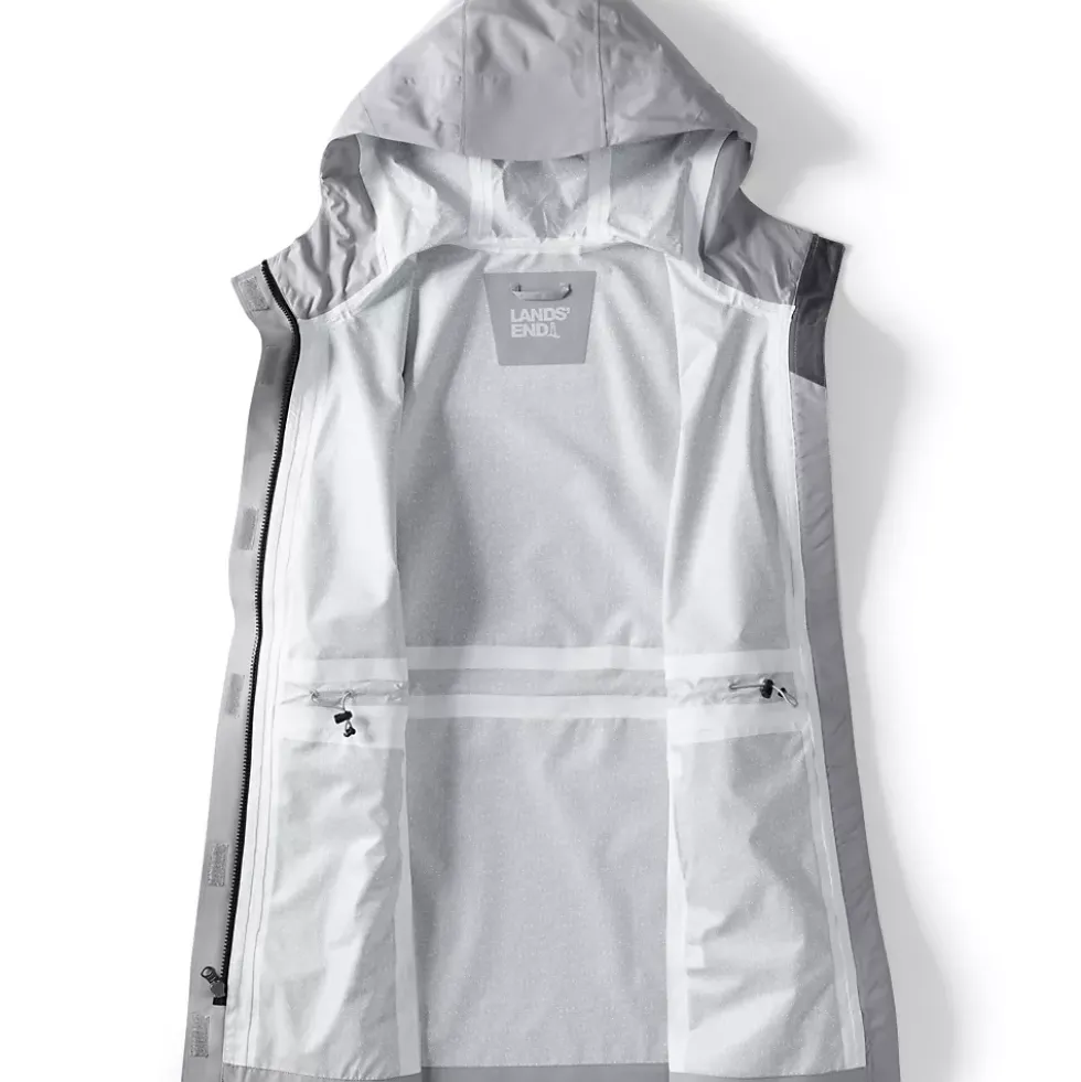 School Uniform Women's Waterproof Hooded Packable Rain Jacket