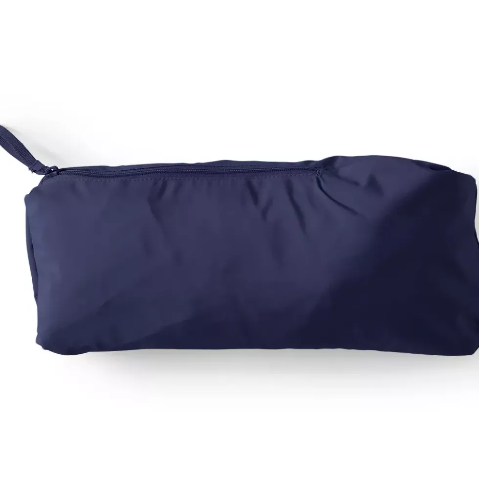 School Uniform Women's Waterproof Hooded Packable Rain Jacket