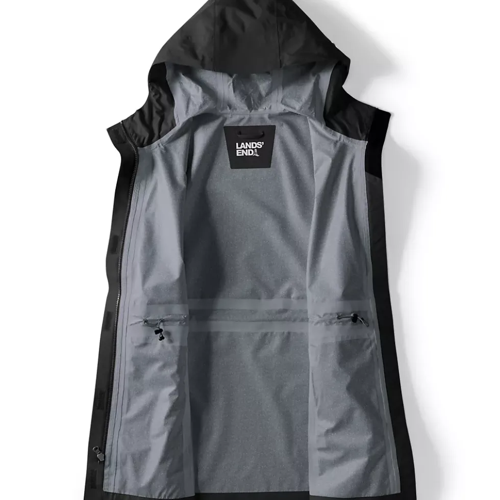 School Uniform Women's Waterproof Hooded Packable Rain Jacket