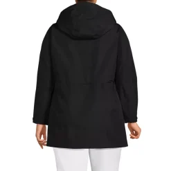 School Uniform Women's Waterproof Hooded Packable Rain Jacket