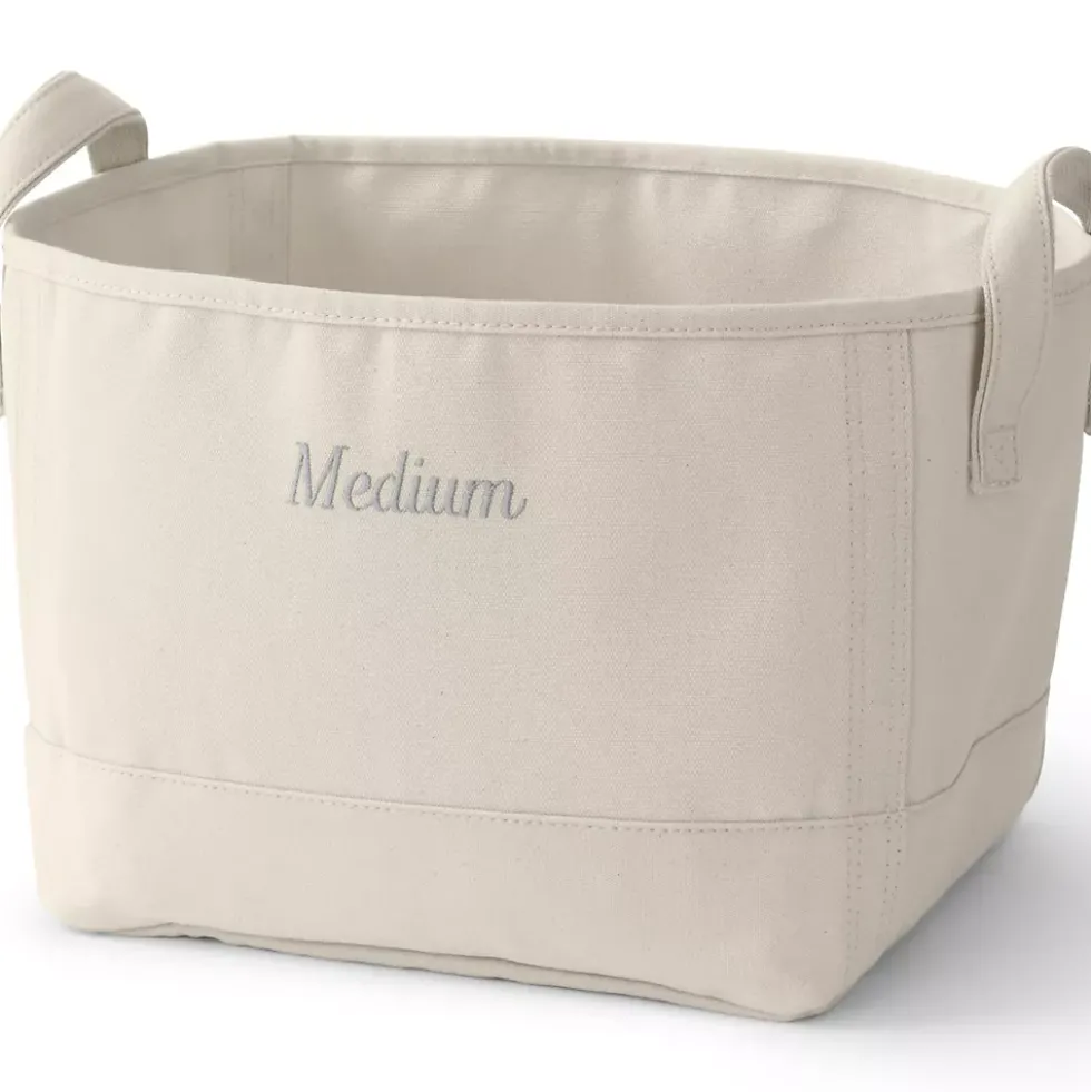 Small Canvas Storage Tote