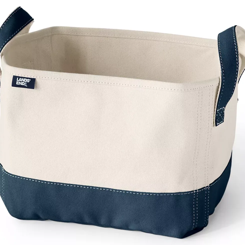Small Canvas Storage Tote