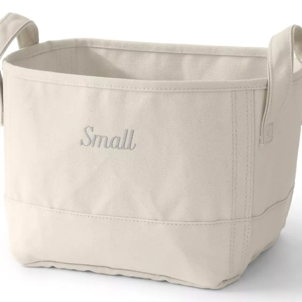 Small Canvas Storage Tote