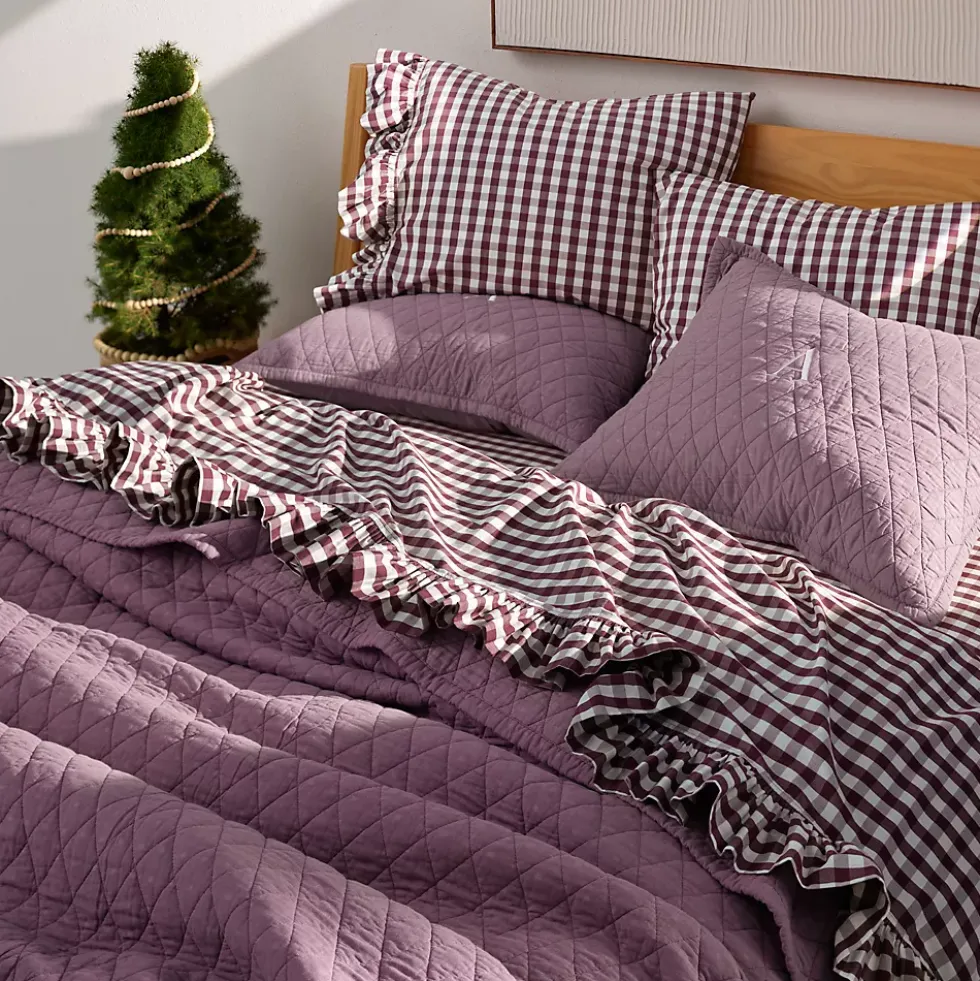 Solid Diamond Double Voile Quilt