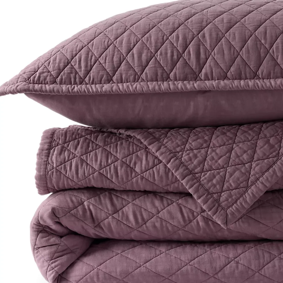 Solid Diamond Double Voile Quilt