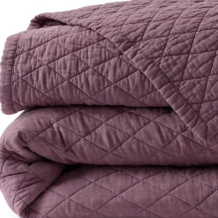 Solid Diamond Double Voile Quilt