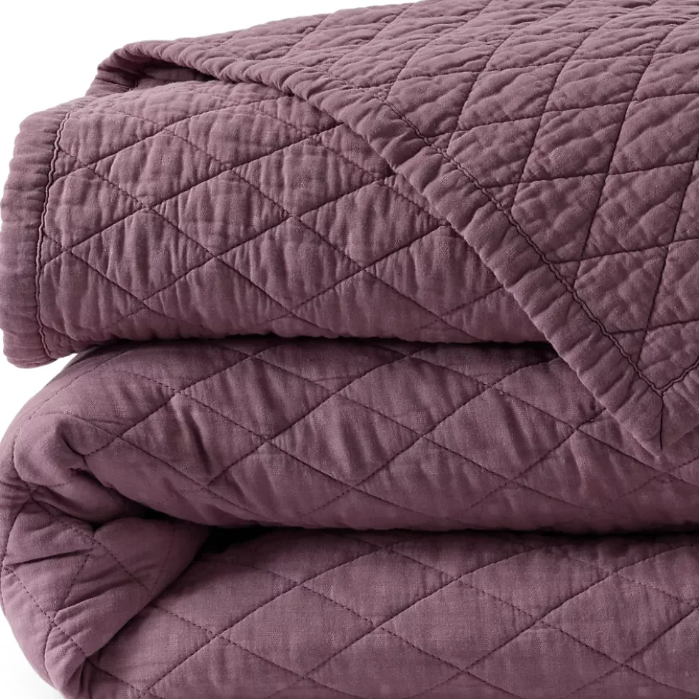 Solid Diamond Double Voile Quilt