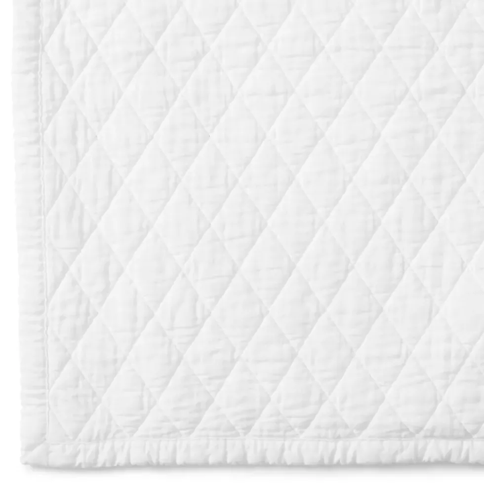 Solid Diamond Double Voile Quilt