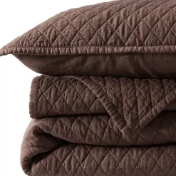 Solid Diamond Double Voile Quilt