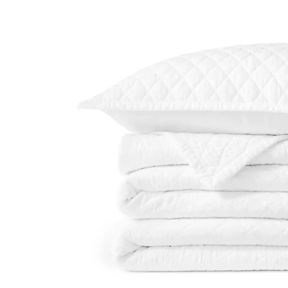 Solid Diamond Double Voile Quilt