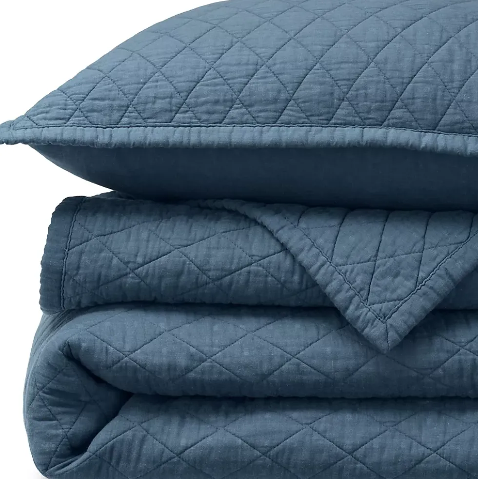 Solid Diamond Double Voile Quilt