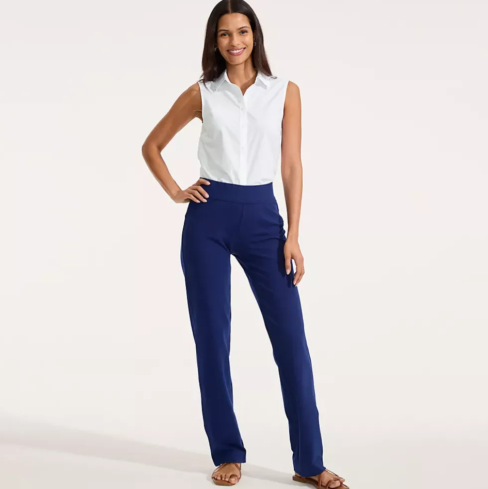 Starfish Mid Rise Straight Leg Pants