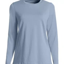Supima Cotton Long Sleeve Crewneck T-Shirt
