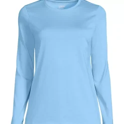 Supima Cotton Long Sleeve Crewneck T-Shirt