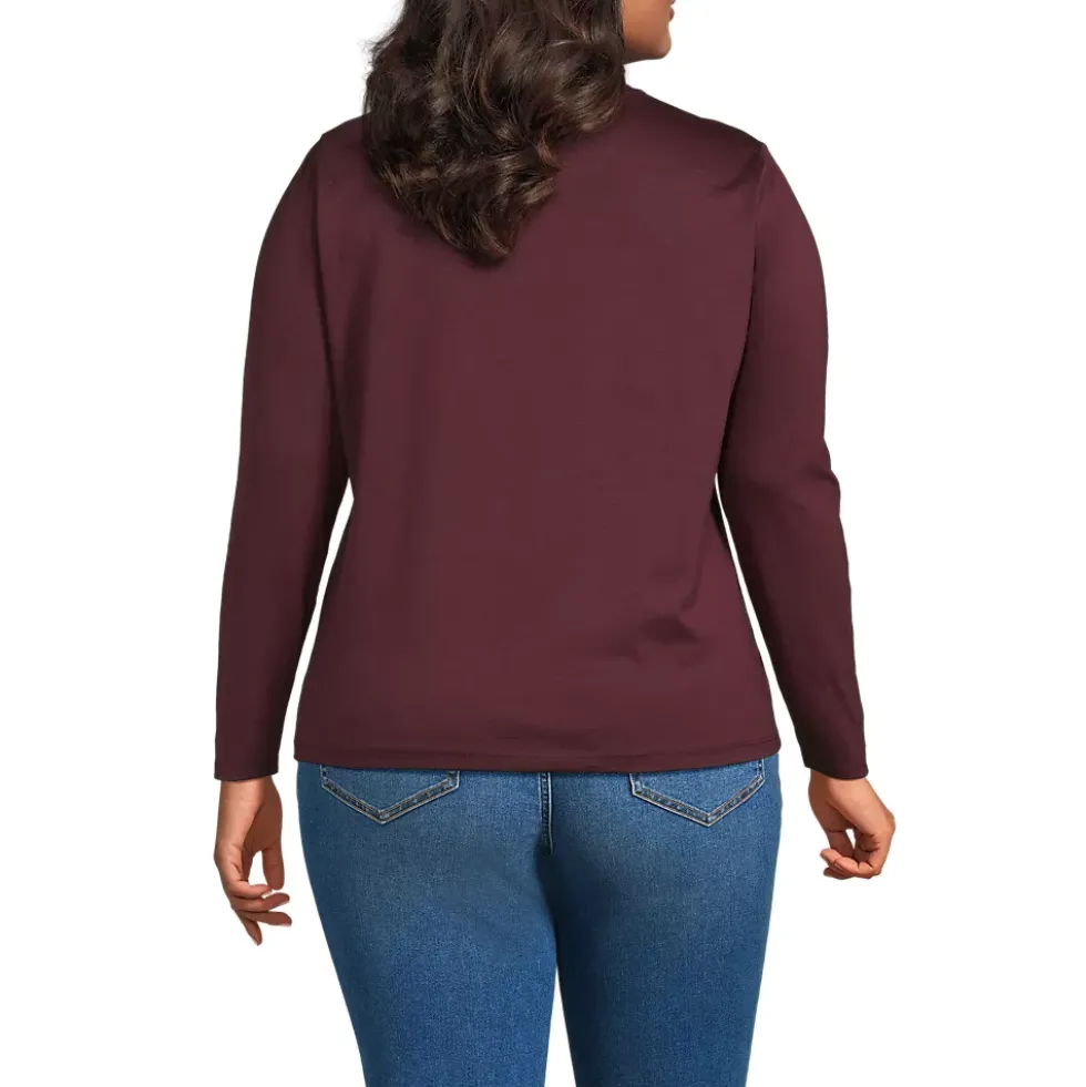 Supima Cotton Long Sleeve Crewneck T-Shirt