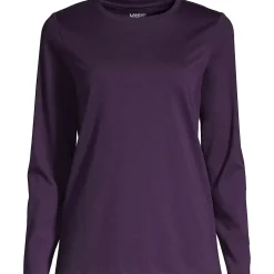 Supima Cotton Long Sleeve Crewneck T-Shirt