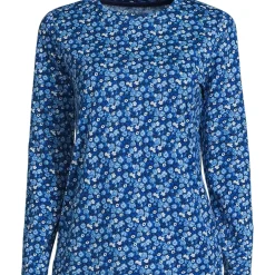 Supima Cotton Long Sleeve Crewneck T-Shirt