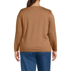 Supima Cotton Long Sleeve Crewneck T-Shirt