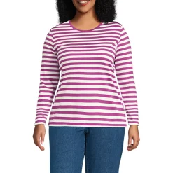 Supima Cotton Long Sleeve Crewneck T-Shirt