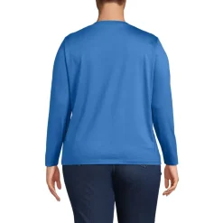 Supima Cotton Long Sleeve Crewneck T-Shirt