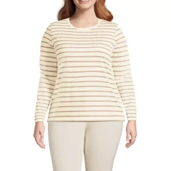 Supima Cotton Long Sleeve Crewneck T-Shirt