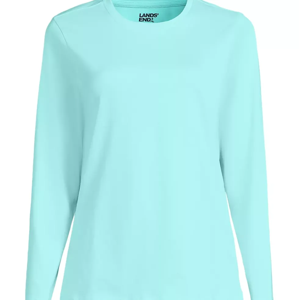 Supima Cotton Long Sleeve Crewneck T-Shirt