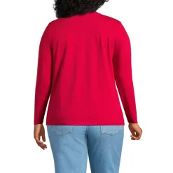 Supima Cotton Long Sleeve Crewneck T-Shirt