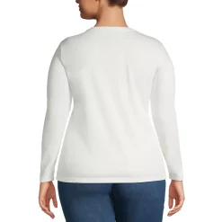 Supima Cotton Long Sleeve Crewneck T-Shirt