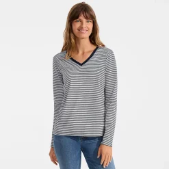 Supima Cotton Long Sleeve V-Neck T-Shirt