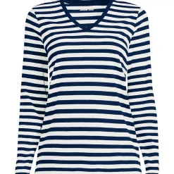 Supima Cotton Long Sleeve V-Neck T-Shirt