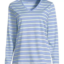 Supima Cotton Long Sleeve V-Neck T-Shirt