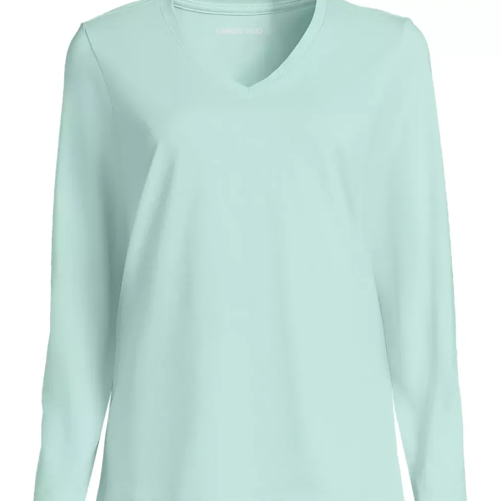 Supima Cotton Long Sleeve V-Neck T-Shirt