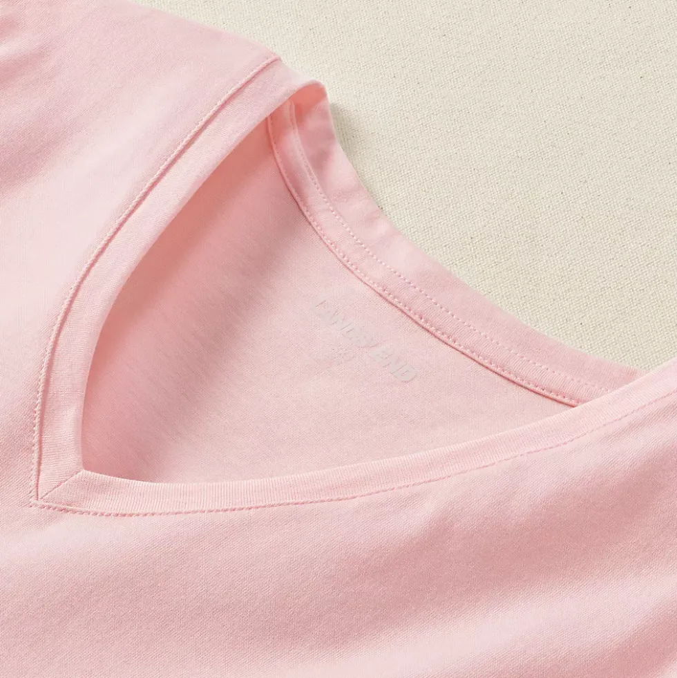 Supima Cotton Long Sleeve V-Neck T-Shirt