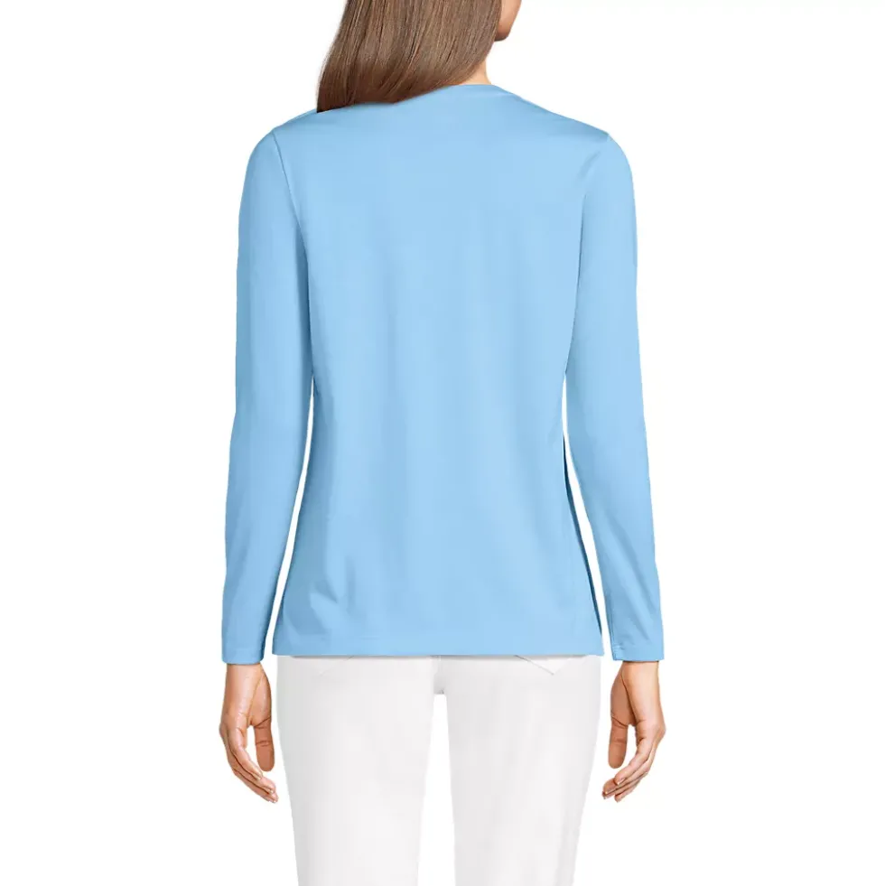 Supima Cotton Long Sleeve V-Neck T-Shirt