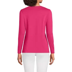 Supima Cotton Long Sleeve V-Neck T-Shirt