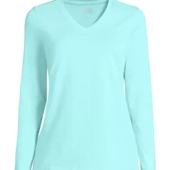 Supima Cotton Long Sleeve V-Neck T-Shirt