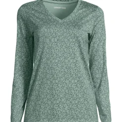 Supima Cotton Long Sleeve V-Neck T-Shirt