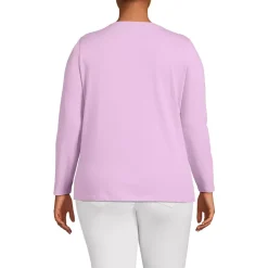 Supima Cotton Long Sleeve V-Neck T-Shirt