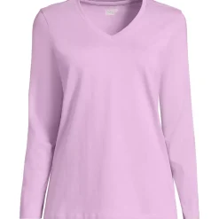 Supima Cotton Long Sleeve V-Neck T-Shirt
