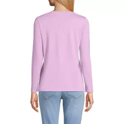 Supima Cotton Long Sleeve V-Neck T-Shirt