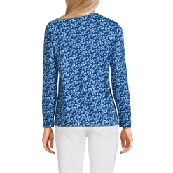 Supima Cotton Long Sleeve V-Neck T-Shirt