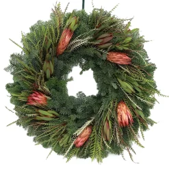 Teufel 18" Grevillea and Protea Wreath