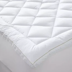 400 Thread Count Plush Quilted Cotton Mattress Pad