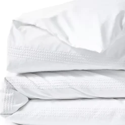 400 Thread Count Premium Supima Cotton No Iron Sateen Embroidered Duvet Bed Cover