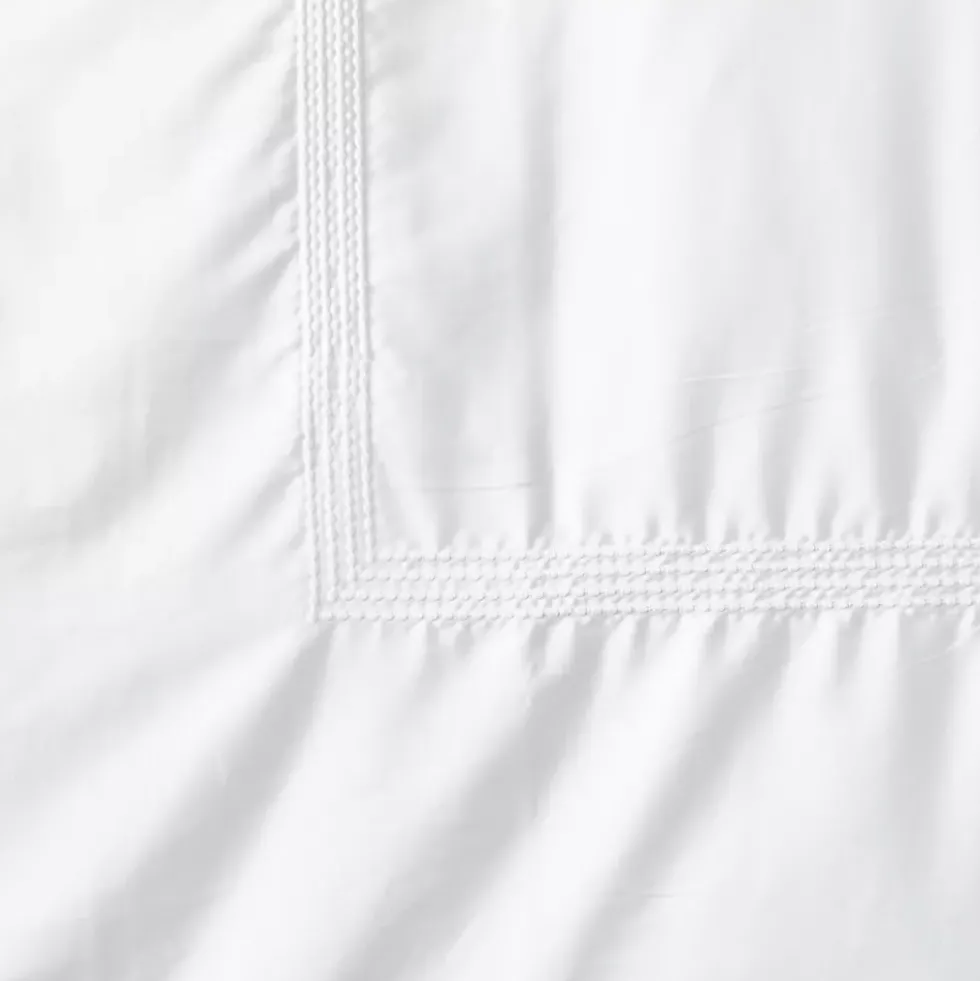 400 Thread Count Premium Supima Cotton No Iron Sateen Embroidered Duvet Bed Cover