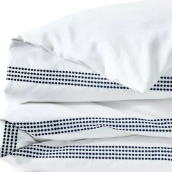 400 Thread Count Premium Supima Cotton No Iron Sateen Embroidered Duvet Bed Cover