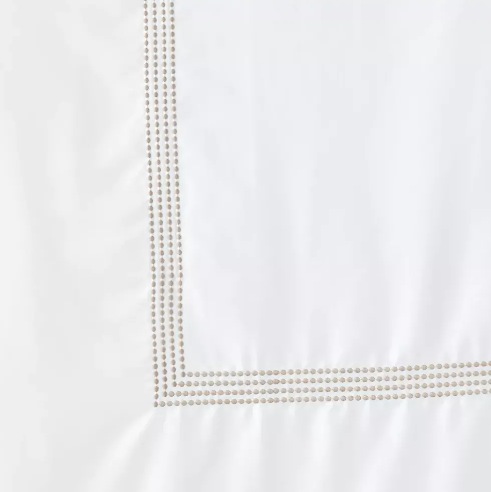 400 Thread Count Premium Supima Cotton No Iron Sateen Embroidered Duvet Bed Cover