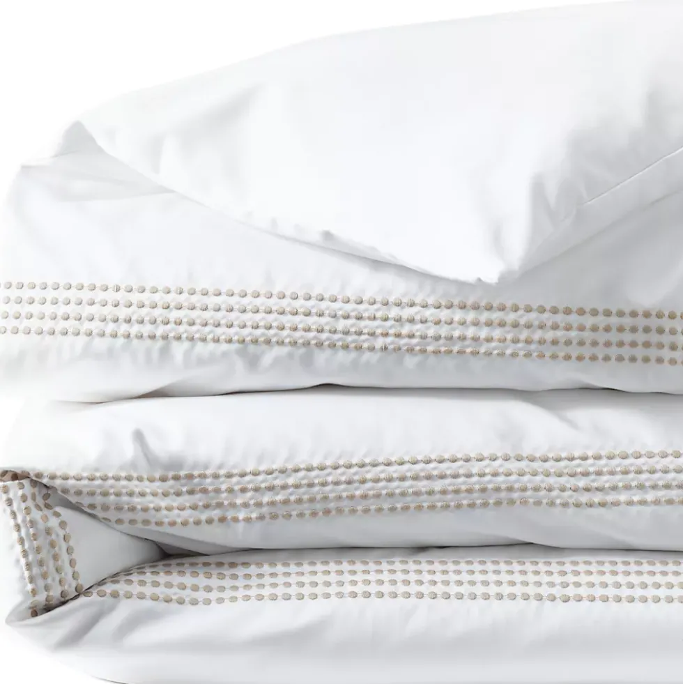 400 Thread Count Premium Supima Cotton No Iron Sateen Embroidered Duvet Bed Cover